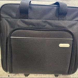 Targus Black Travel Bag with Silver Accents